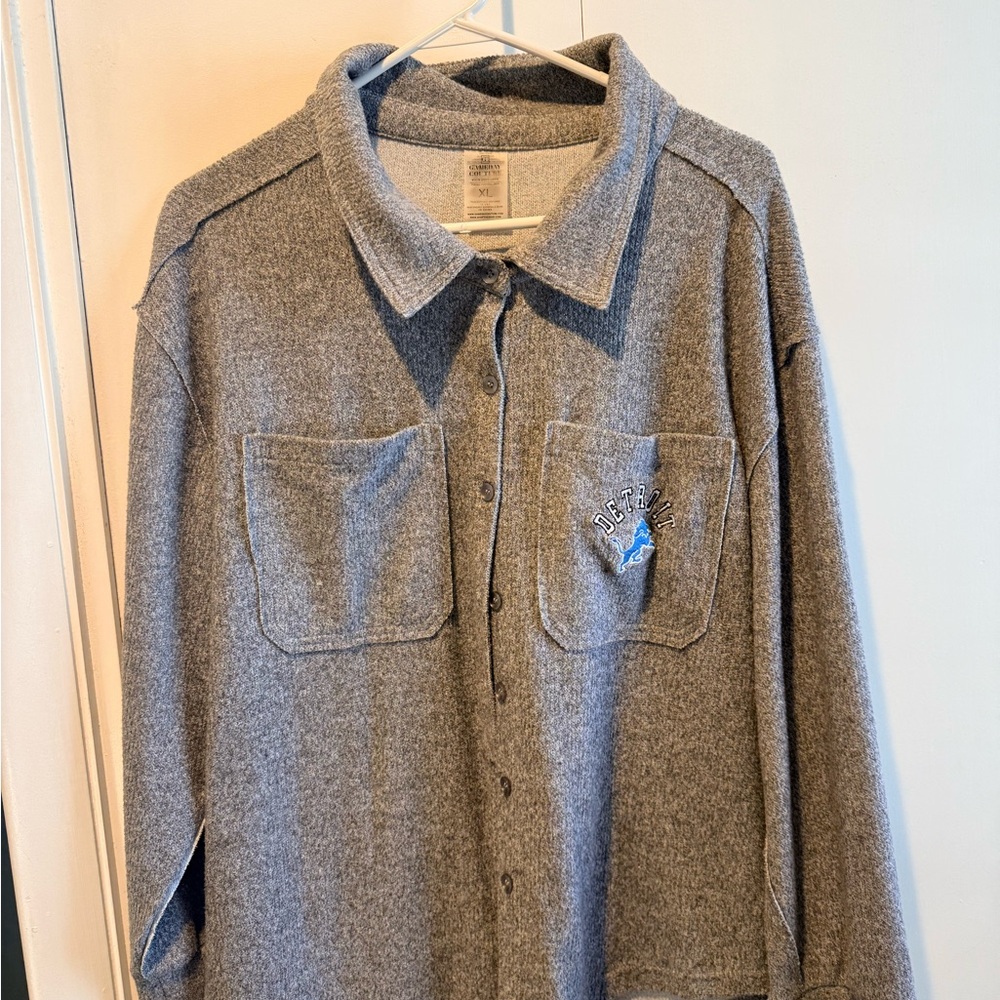 Gameday Couture Detroit Lions Button Down